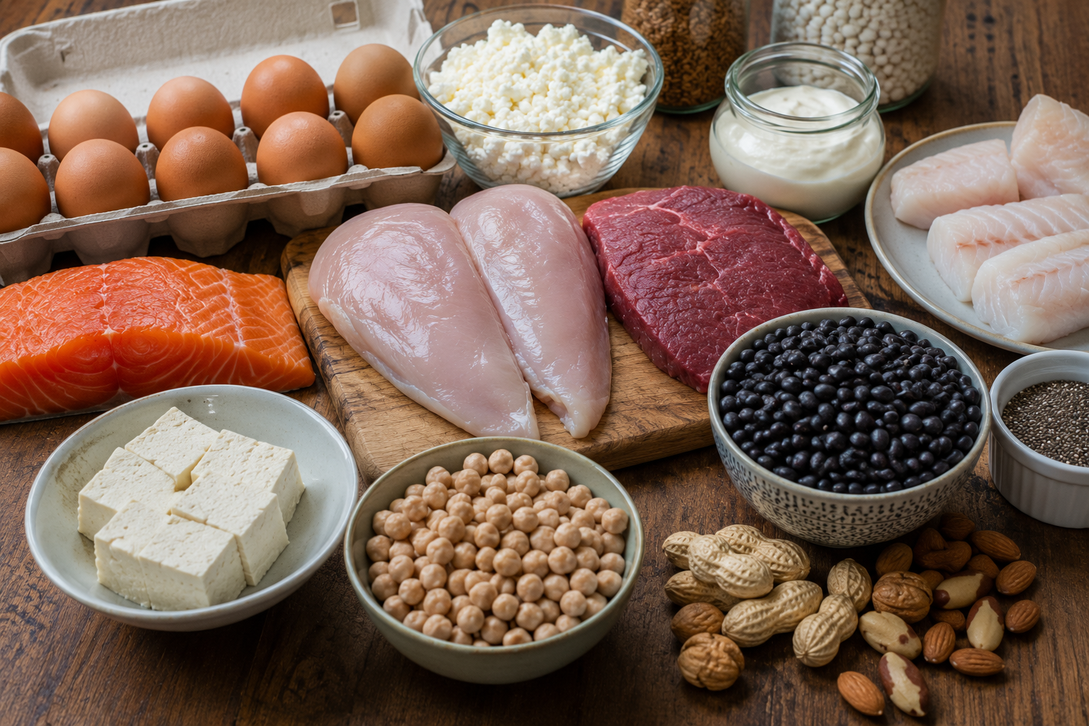 Quanto de proteína por dia